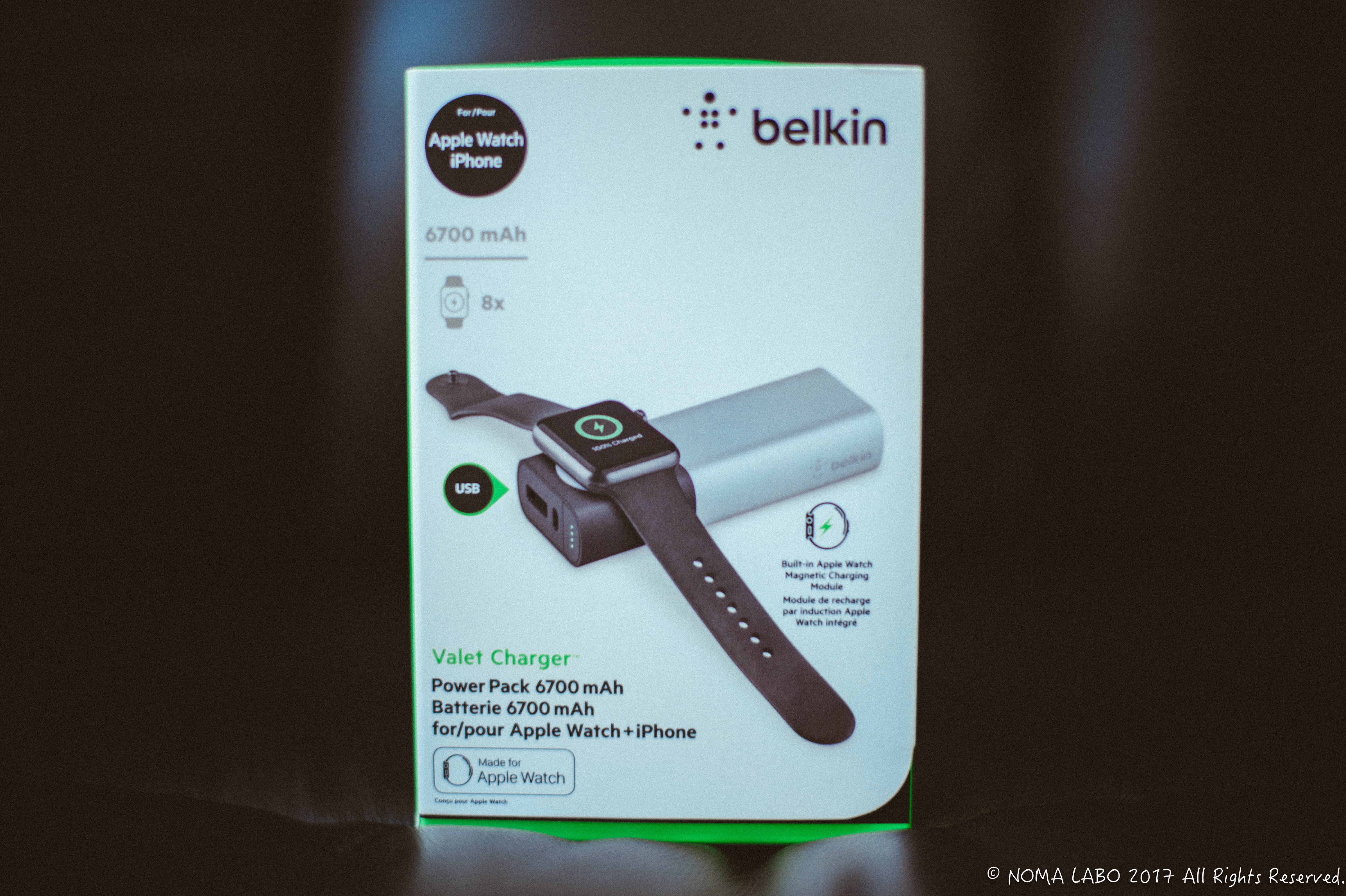belkin Apple Watch+iPhone用Valet Charger™ Power Pack 6700 mAh