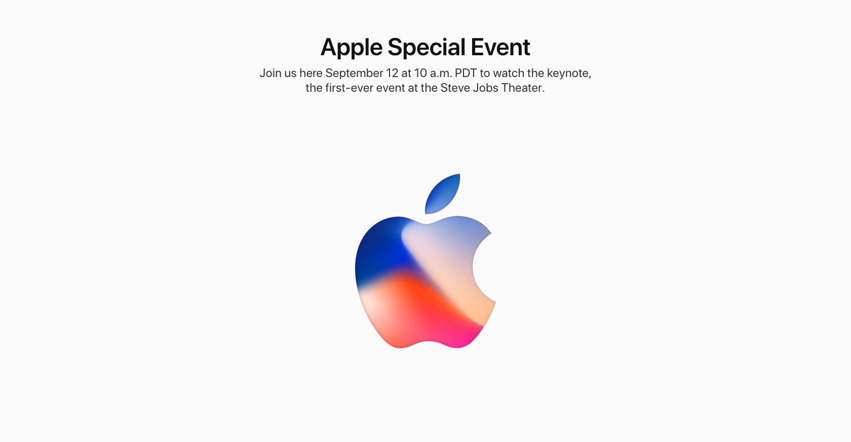 Apple Events　September 2017