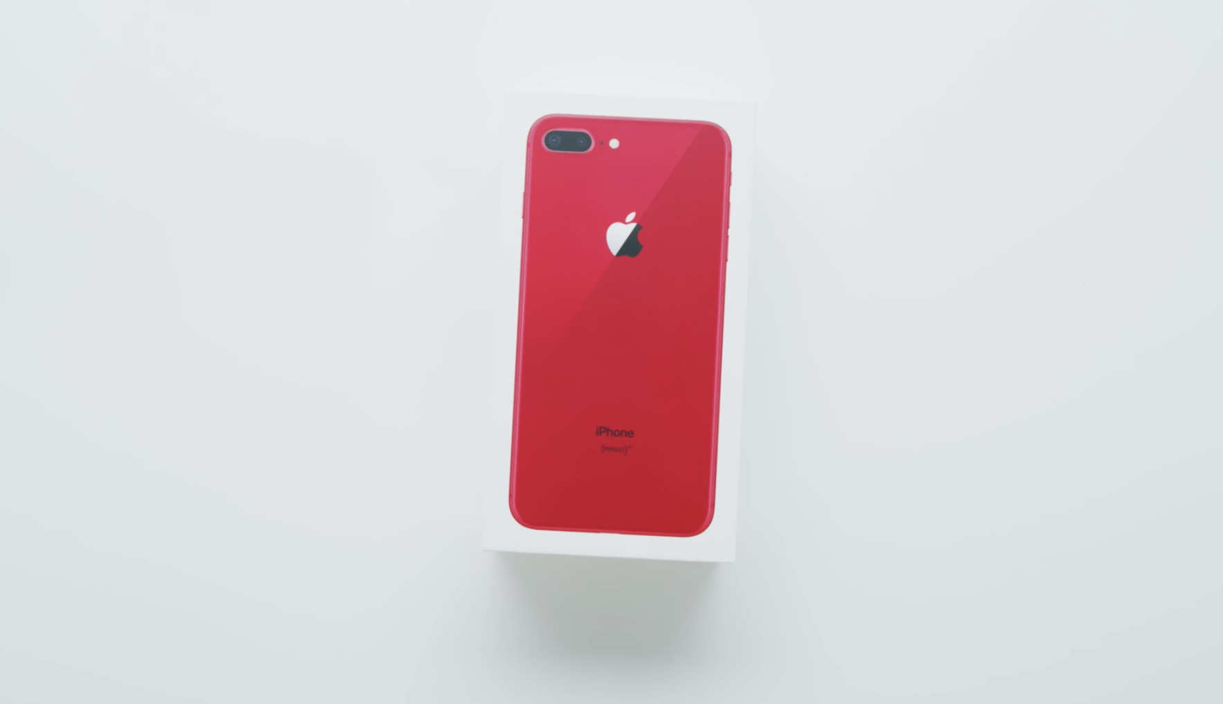 赤いiPhone8 の 開封動画