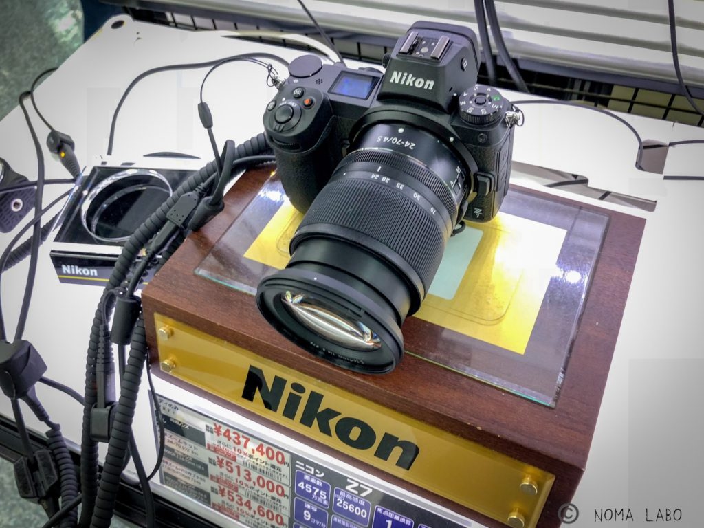 Nikon Z 7 先行展示 in ヨドバシカメラ