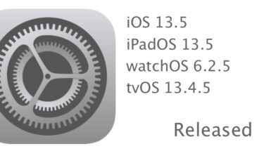 iOS 13.5、iPadOS 13.5、tvOS 13.4.5、watchOS 6.2.5 がリリース