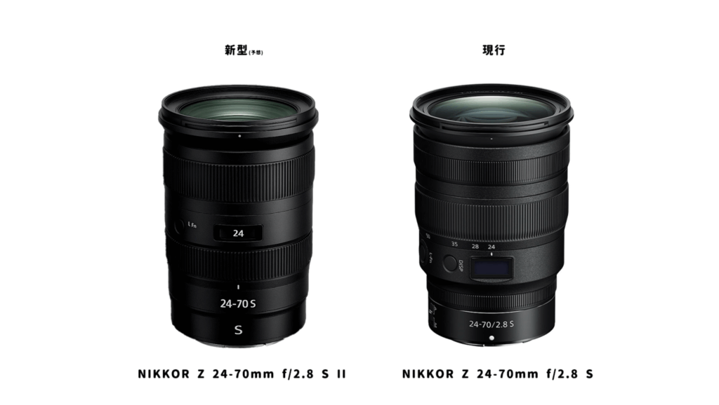 新型 NIKKOR Z 24-70mm f:2.8 S II