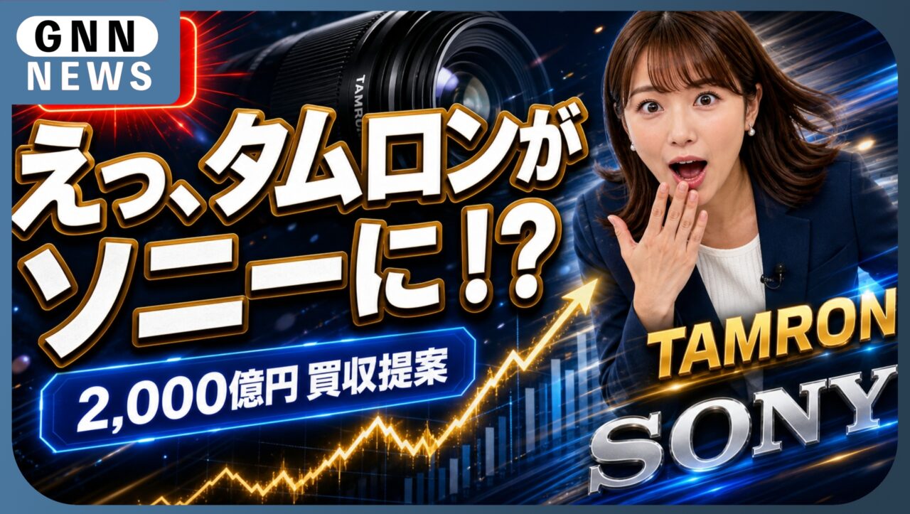 タムロンがソニーの子会社に？2,000億円買収提案