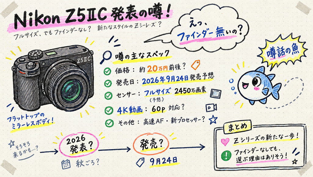 ニコン Z5IIC の噂を全解剖